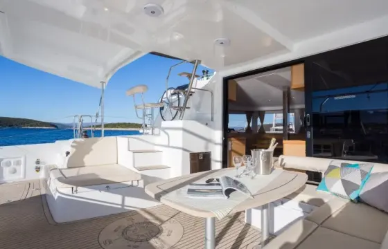 Lagoon 42 Cruising Catamaran Charter for 12 People from Furnari, Sicilia