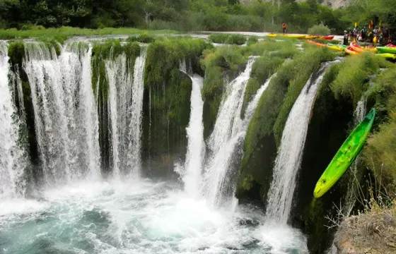 Kayaking on the River Mrežnica, Croatia
