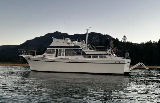 Classic 40ft Luxury Motor Yacht Available in South Lake Tahoe, California!