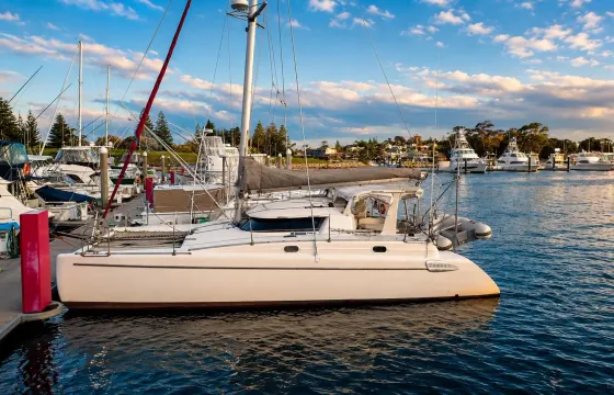 35ft Fountain Pajot Private Catamaran Cruise on Port Phillip Bay & Yarra River