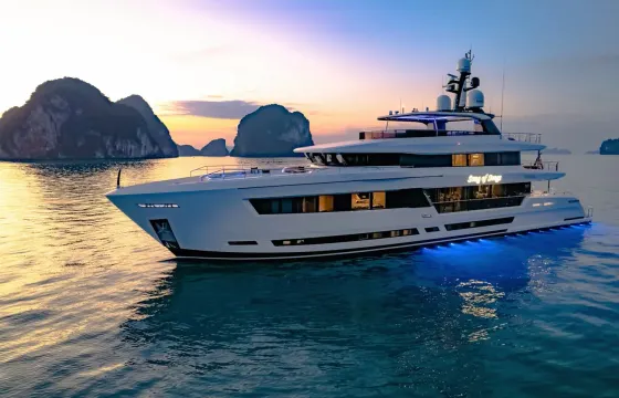 Asteria 142' Incredible Mega Luxury Yacht for Charter in Phucket
