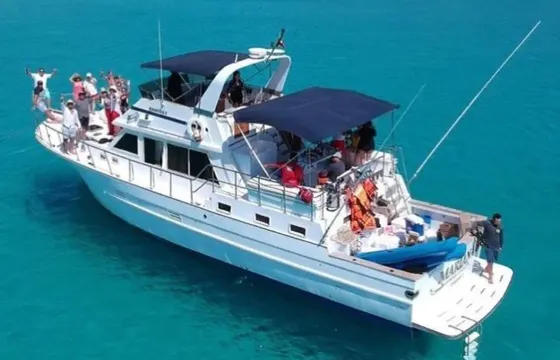 Adventure & fun perfectly balance with the Offshore 56ft Sportfisher Yacht