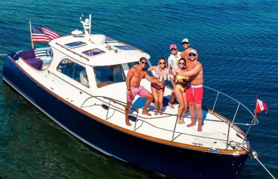 36' Hinckley Motor Yacht Around Chatham, MA