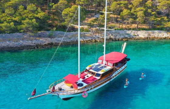 92' Croatia luxury Gulet private charter cruise from Split, Dubrovnik or Šibenik
