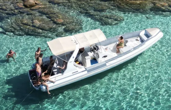 32' Maxi RIB Tour & Snorkeling - Spargi, Budelli and Santa Maria Razzoli Islands