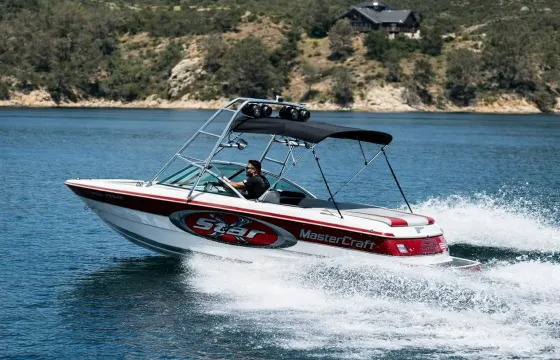 In Water at Lake Nacimiento | 20' MasterCraft X-Star Wakeboat