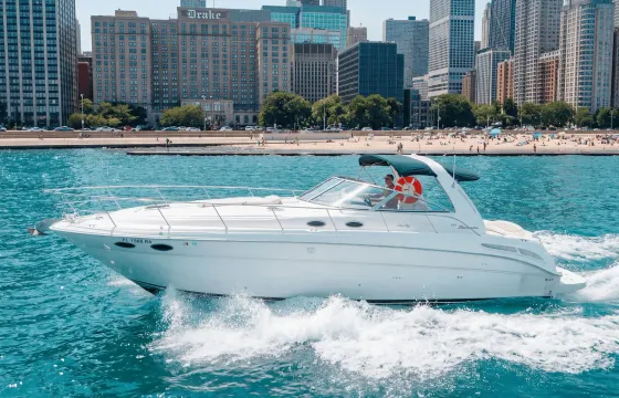 Enjoy Chicago in this 42' Stunning Sea Ray Sun Dancer - Great for any Event!