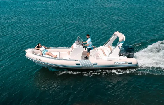 Rent a Lomac 660 IN Inflatable Boat In Roses