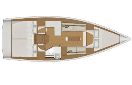 Charter 34' Dufour 360 GL Cruising Monohull in Sukošan, Kroatien