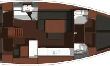 Charter 44ft "McLir" Dufour 445 GL Sailing Yacht In Nettuno, Italy