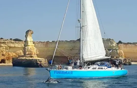 Sail the Coast from Albufeira to Benagil on 50' Finismar Cruising Monohull