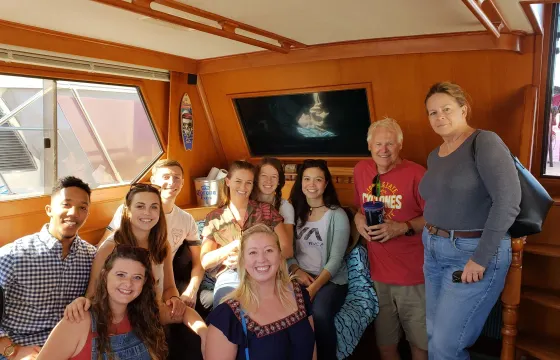 🛥️ 60ft Luxury HiStar YachtFisher with Starlink – Catalina & Long Beach Getaway