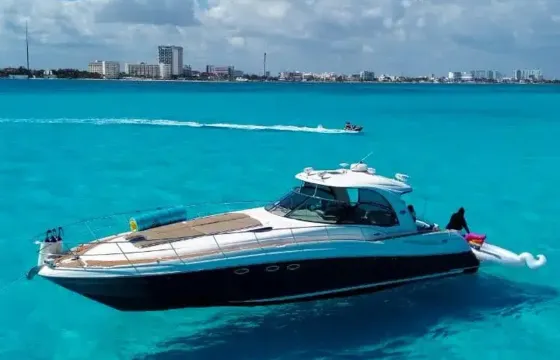Sundancer 52ft Private Yacht Charter in Cancún for up to 17 Guests