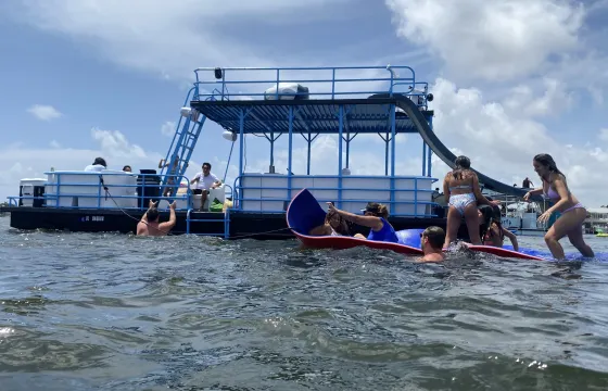 Solid Craft 32ft Double Deck Pontoon with Soundsystem