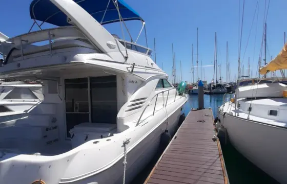 Sea Ray 40' for luxury trip to Balandra and Isla Espiritu Santo, Mexico