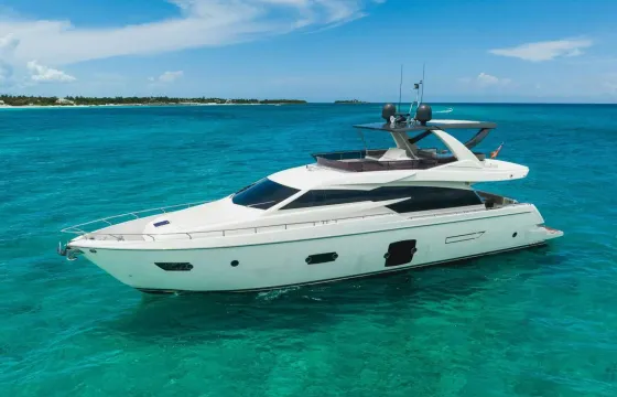 Deal of the Week! 78' Ferretti Yacht for Rent in Miami, Florida.