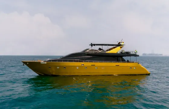ANNA 85FT GOLDEN LUXURY YACHT WITH JACUZZI IN DUBAI