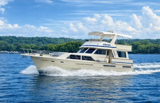 Relax along the Potomac on Crush! 55’ Luxury 4-Deck Yacht