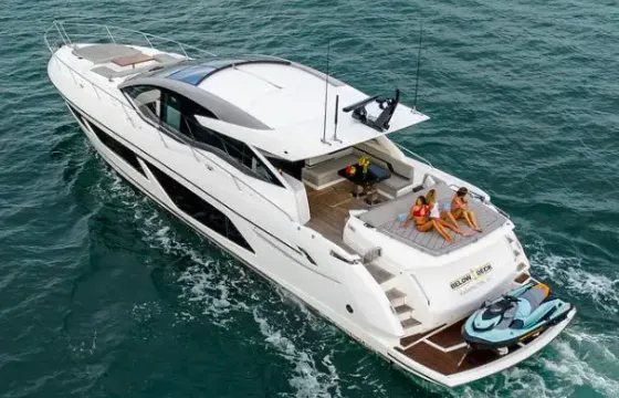 Enjoy our 74ft Sunseeker Motor Yacht in Miami