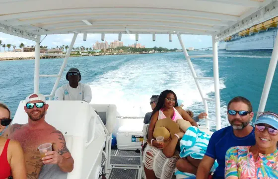 "Rose Island Beach & Pig Swimming Charters - Captain Included"