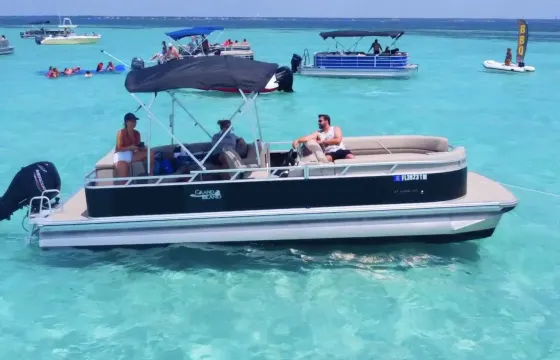 Private Bareboat Pontoon Charter Near Crab Island & Destin Harbor