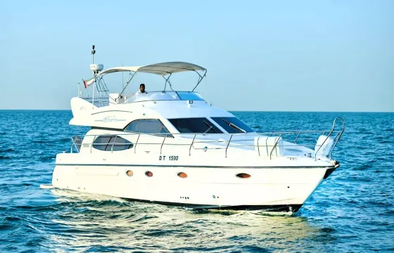 Charter Luxury 50' Majesty Yacht — 3 Bedrooms, up to 18 Guests in Dubai Marina