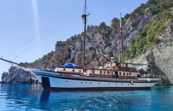 12 Cabins Aegean Lady Gulet for large groups in Corfu, Greece