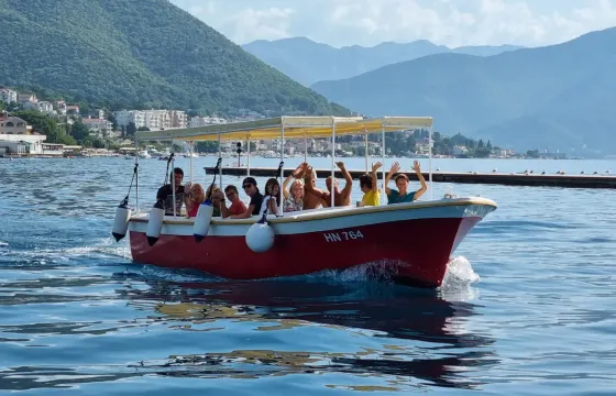 Taxi boat in Herceg - Novi