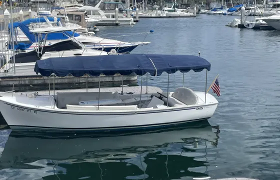 Duffy Electric Boat in Marina del Rey