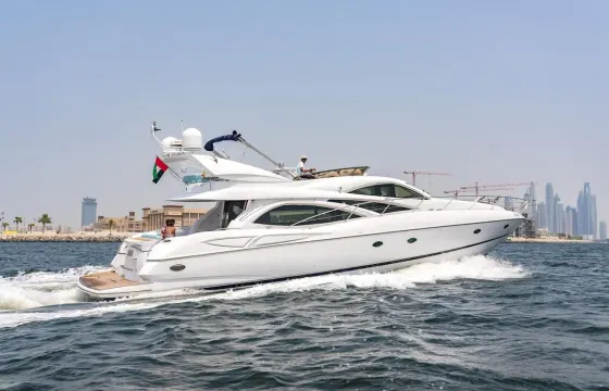 Sunseeker 64ft Luxury Motor Yacht in Dubai | Elegance and Comfort