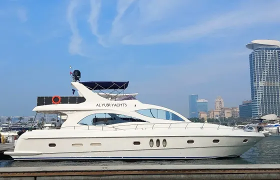 70ft yacht rental in Dubai Harbour Marina – perfect for groups up to 30 guests