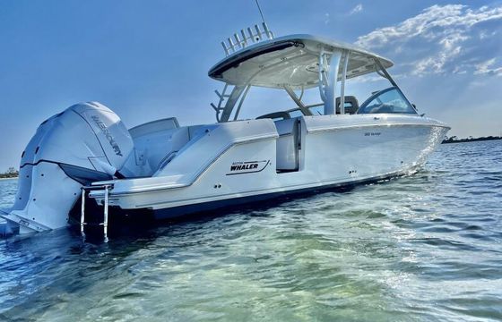 Enjoy this friendly 32" Boston Whaler 320 Vantage for the day!