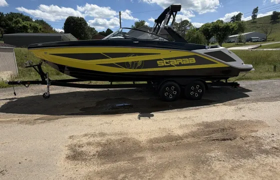 25' Scarab with 600hp supercharg jet Rotax Motors | Tubing & Wakeboard