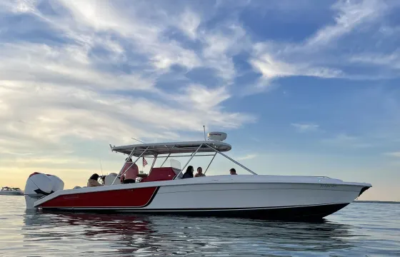 39' Sonic Tender 36 CC Center Console on Michigan Waters