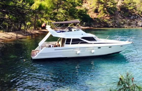 Daily Blue Cruise Aboaard 52ft Luxury Motor Yacht In Gocek (4 Guests)