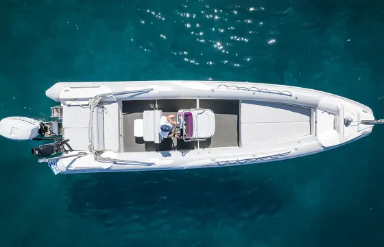 Marvel 9.60m / 300hp / 9pax - Skippered RIB Rental in Milos, Greece