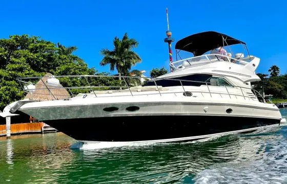 Beautiful Sea Ray 42 Footer Flybridge Yacht
