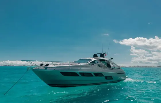Pershing 56ft Luxury Yacht Charter in Cancun for up to 12 Guests