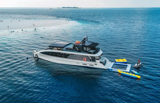 3-Hour Private Yacht Experience aboard this 76ft Motor Yacht from Malé, Maldives
