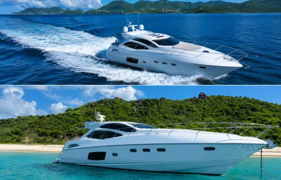 Sunseeker Sky 66ft - St Martin