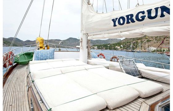 YORGUN 1  This Wonderful Deluxe Gulet Yacht is 23 m Long and for 10 People