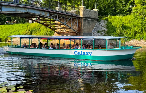 Charter “Galaxy” Canal Boat in Riga, Latvia