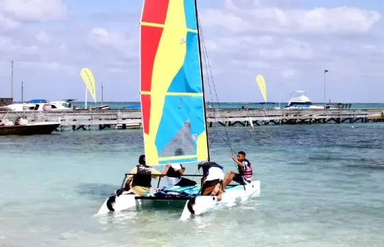 Beach Catamaran and Windsurf Rental in Playa Blanca Beach