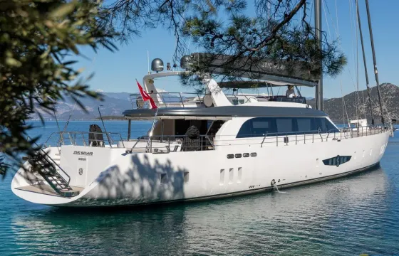 Captained Chater 132ft Sailing Yacht in Turkey Platin Yachting