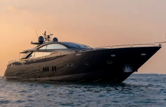 EXPERIENCE DUBAI ON OUR BLACK PREDATOR 108FT POWER MEGA YACHT