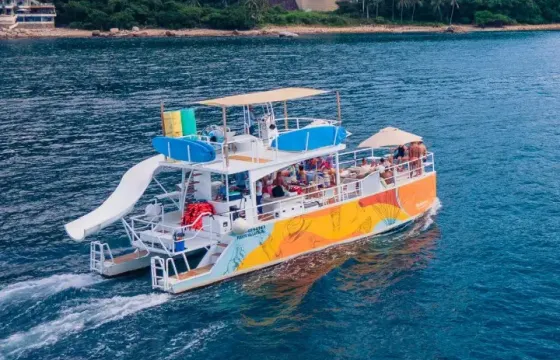 50ft Catamaran Cruise in Puerto Vallarta for 20 Passengers - Snorkeling and More