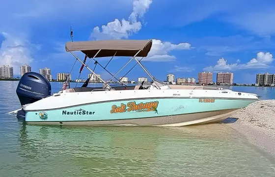 Private Boat Charter-21' NauticStar Deck Boat 6 Guests – Captain Indian Rocks