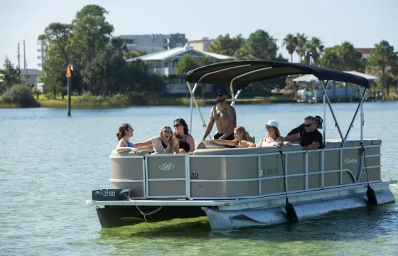 22' Sun Tracker Pontoon in Fort Walton Beach - Fuel included