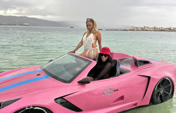 Custom Corvette Jet Car Boat for Montego Bay coastline Tour!!