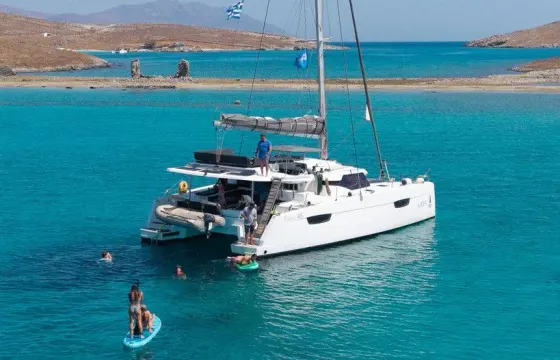 2021 Nireas Fountaine Pajot 45 Sailing Catamaran for Exploring Mykonos